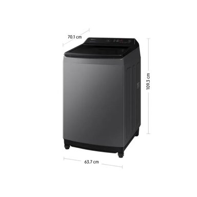 LAVADORA SAMSUNG 19KG  WA19CG6441BDPE ECOBUBBLE GRIS - 2