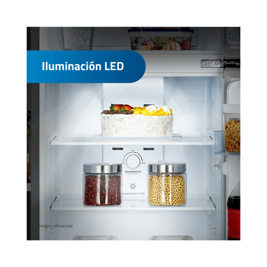 REFRIGERADORA INDURAMA TOP FREEZER NO FROST CROMA 246LT RI-389I - 4