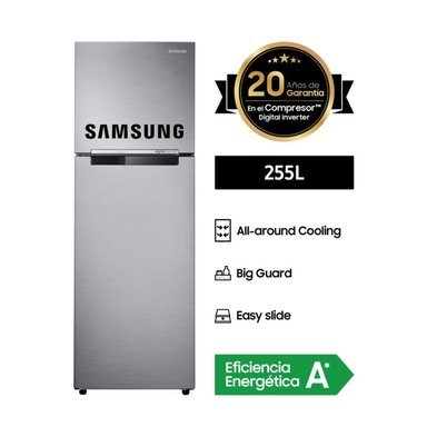 REFRIGERADOR SAMSUNG 255L RT25FARADS8 SILVER