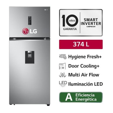 REFRIGERADORA LG GT37SGP - 374L