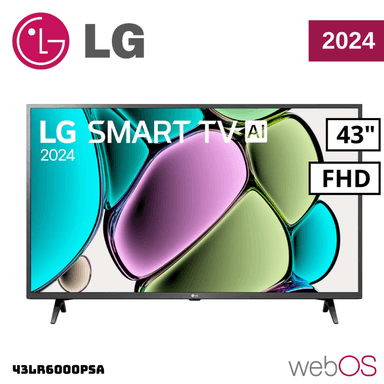 TV SMART TV LG FULL HD 43" 43LR6000PSA FHD SMART AÑO 2024 THINQ AI WEBOS