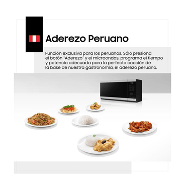 MICROONDAS SAMSUNG MS32DG4504AGPE 32 LTS NEGRO - 5