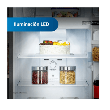 REFRIGERADORA INDURAMA TOP FREEZER NO FROST 245L RI-389DI GRIS OSCURO - 4