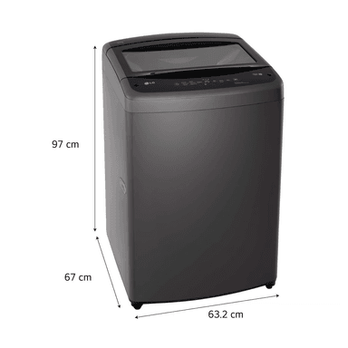 LAVADORA LG 16 KG SUPERIOR TURBODRUM CARGA NEGRO WT16BVTB - 2