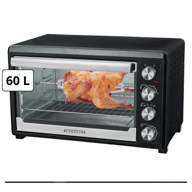 HORNO BLACKLINE ELÉCTRICO GR60AR NEGRO 60L