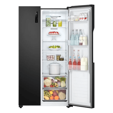 REFRIGERADORA LG SIDE BY SIDE NO FROST GS51MPD 509 L MULTI AIR FLOW NEGRO - 4