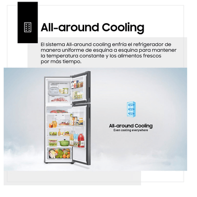 REFRIGERADORA SAMSUNG RT35DG5720S9PE TOP FREEZER NO FROST 341LT - 6