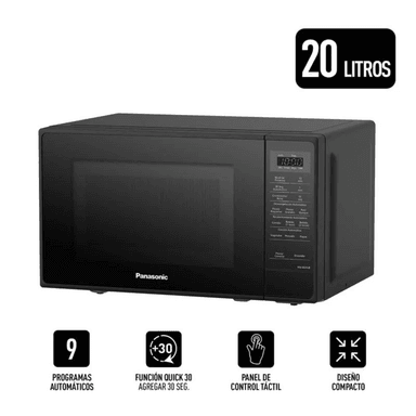 HORNO MICROONDAS PANASONIC NN-SB25JBRPK 20L