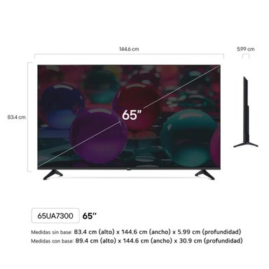 TELEVISOR 65 LG 65UA7300PSB  UHD 4K THINQ AI + CONTROL MAGIC+ ANTENA DIGITAL 2025 - 2