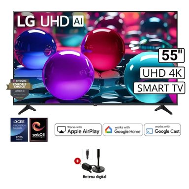 TELEVISOR LG 55" 55UA7300PSB UHD 4K THINQ AI + ANTENA DIGITAL - 1