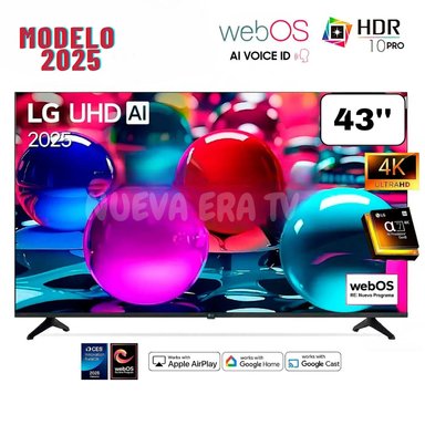 TELEVISOR LG 43' 43UA7300PSB 4K UHD AI SMART TV  2025
