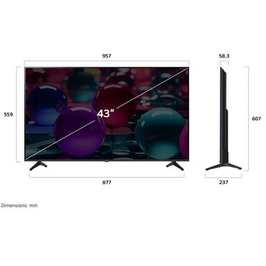 TELEVISOR LG 43' 43UA7300PSB 4K UHD AI SMART TV 2025 + ANTENA DIGITAL - 2