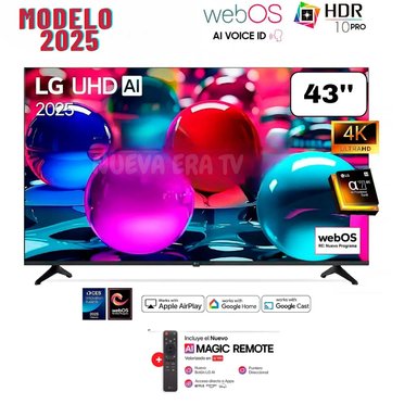 TELEVISOR LG 43' 43UA7300PSB 4K UHD AI SMART TV + CONTROL MAGIC 2025 - 1