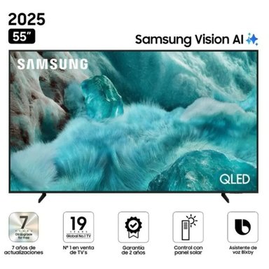 TELEVISOR SAMSUNG 55’’ QLED QN55Q7FAAG SMART UHD 4K VISION AI - 1