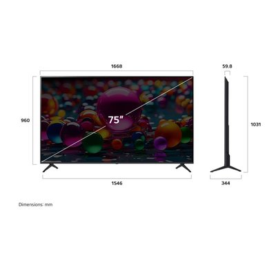 TELEVISOR 75 LG 75UA8000PSB SMART TV UHD 4K THINQ AI 2025 - 4