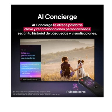 TELEVISOR 75 LG 75UA8000PSB SMART TV UHD 4K THINQ AI 2025 - 8