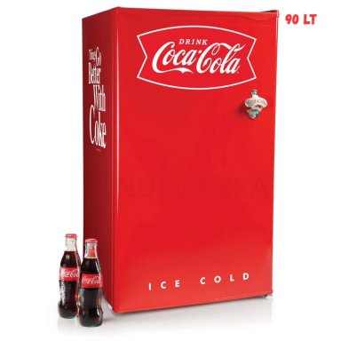 FRIGOBAR NOSTALGIA 90 LT COCA COLA CRF32CK ROJO