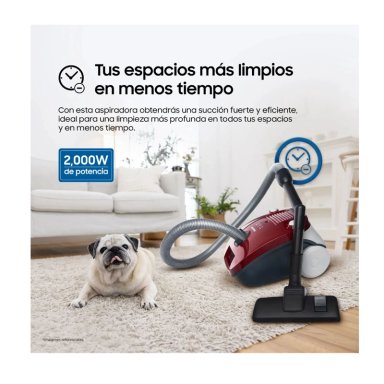ASPIRADORA DE ARRASTRE CICLÓNICA SAMSUNG VCC4190V3KXZS 2000W PURPLE - 9