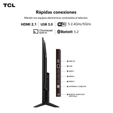 TELEVISOR TCL 65 QLED 4K 65T6C GOOGLE TV - 3