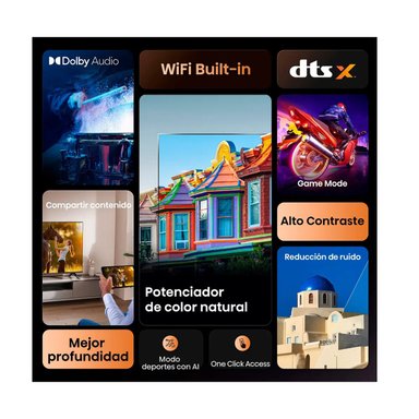 TELEVISOR HISENSE LED 32 SMART HD VIDAA 32A4NV 2025 - 6