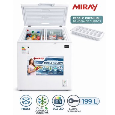 CONGELADORA MIRAY CM-193H 199L