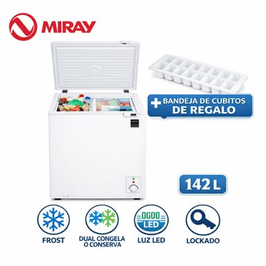 CONGELADORA MIRAY CM-143H 142 L - 1