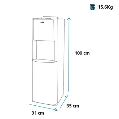 DISPENSADOR DE AGUA MABE 20 LT  MABE MXCF05PFS - 2