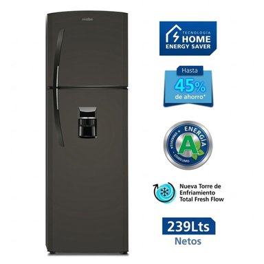 REFRIGERADORA MABE 239LT NO FROST RMA255FYPG GRAFITO - 1