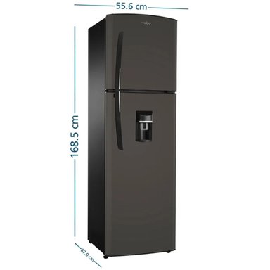 REFRIGERADORA MABE 239LT NO FROST RMA255FYPG GRAFITO - 2
