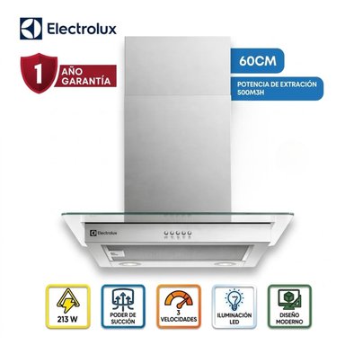 CAMPANA DECORATIVA ELECTROLUX CE6VX 60 CM - 1
