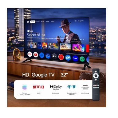 TELEVISOR BLACKLINE LED 32 HD SMART TV BL32-T3000HD +  RACK - 5