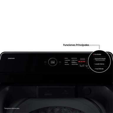 LAVADORA SAMSUNG 13KG ECOBUBBLE WA40F13E4CPE GRIS GRAFITO - 4