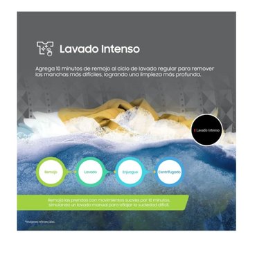LAVADORA SAMSUNG 13KG ECOBUBBLE WA40F13E4CPE GRIS GRAFITO - 9