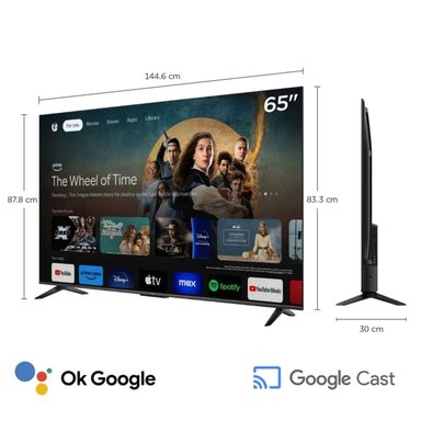 TELEVISOR TCL 65 UHD 4K SMART TV 65V6C + SOUNDBAR TCL - 2