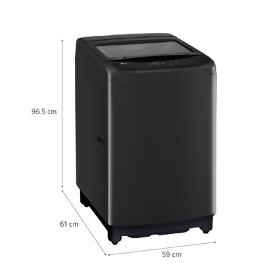 LAVADORA LG CARGA SUPERIOR 13KG WT13OBVTB ONYX NEGRO - 2
