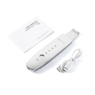 PALETA ULTRASÓNICA LIMPIEZA FACIAL PROFUNDA EMS TERAPIA LED - 3
