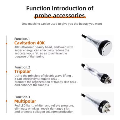 CAVITADOR RADIOFRECUENCIA 3 EN 1 40K - 4