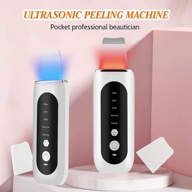 PALETA LIMPIEZA FACIAL ULTRASONICA PROFUNDA 5 EN 1 EMS LED - 3