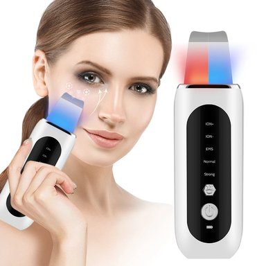PALETA LIMPIEZA FACIAL ULTRASONICA PROFUNDA 5 EN 1 EMS LED - 5