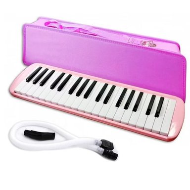 MELÓDICA ROSADO 3 OCTAVAS CON ESTUCHE RÍGIDO ROSADA