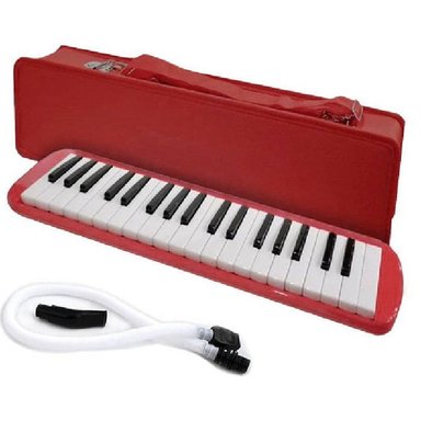 MELÓDICA ROJO 3 OCTAVAS CON ESTUCHE RÍGIDO