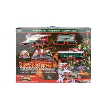 NAVIDAD - SET PISTA C/TREN NAVIDEÑO C/ACCES A PILA C/LUZ Y SONIDO EN CAJA