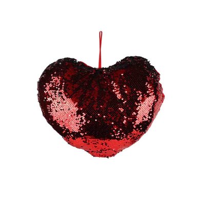 SAN VALENTIN - CORAZÓN DECORATIVO DE POLIÉSTER