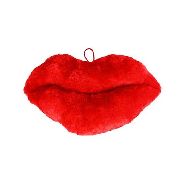 SAN VALENTIN - LABIOS DECORATIVO DE POLIÉSTER ACABADO AFELPADO