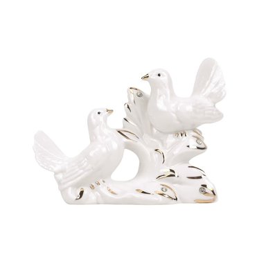 SAN VALENTIN - ADORNO DE PORCELANA – MODELO TÓRTOLAS