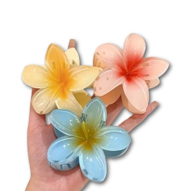 3 GANCHOS DE FLORES GRANDES PARA EL CABELLO