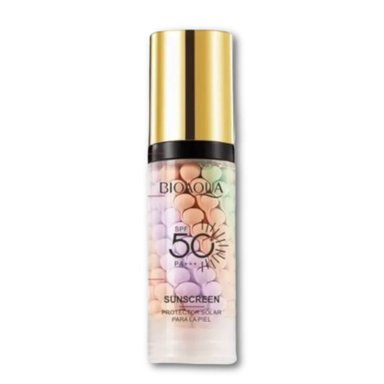 PACK 3 BLOQUEADOR BIOAQUA HIDRATANTE CON BASE SPF50 40G - 2