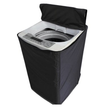 FUNDA LAVADORA LONA COLOR NEGRO 16-22 KG