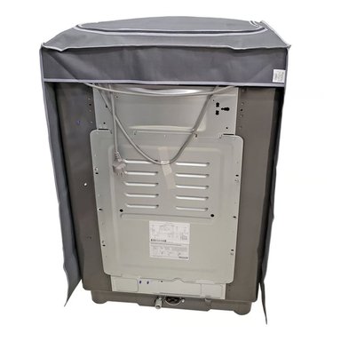 FUNDA DE LAVADORA PLOMO 16-22 KG + LIMPIADOR DE LAVADORA - 5