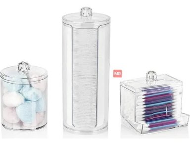 ORGANIZADOR ACRILICO JUEGO DE 3 PZA